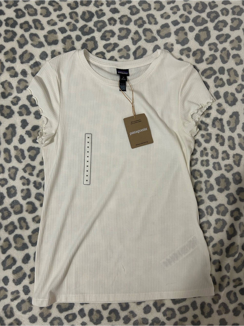 NWT Patagonia Women's Medium White Short-Sleeve Shirt